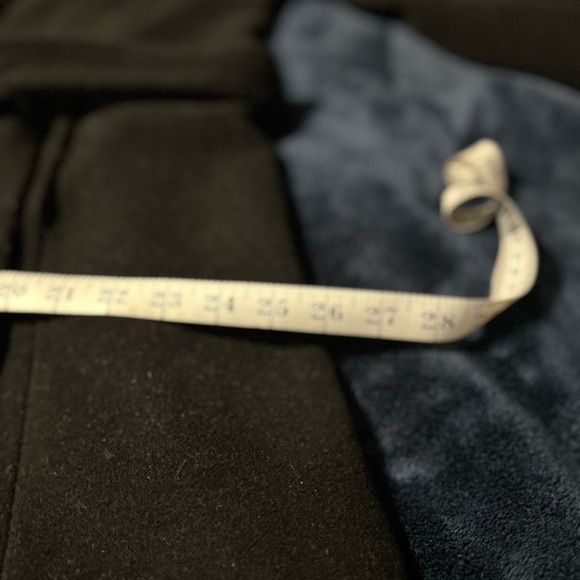 Gorgeous Calvin Klein Shawl Collar Coatdress-style black wool coat -- size 18 - Picture 6 of 7